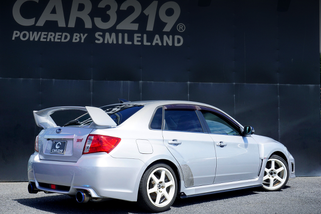 Rear exterior of GVB SUBARU IMPREZA WRX STI.