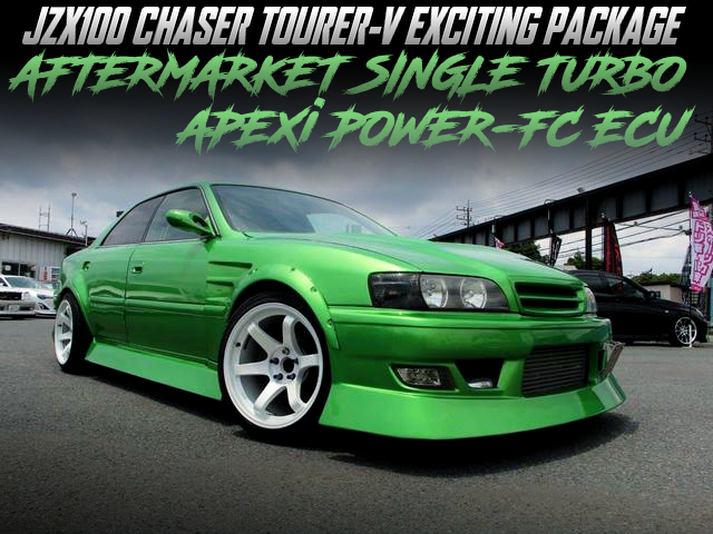 Aftermarket turbocharged JZX100 CHASER TOURER-V EXCITING PACKAGE.