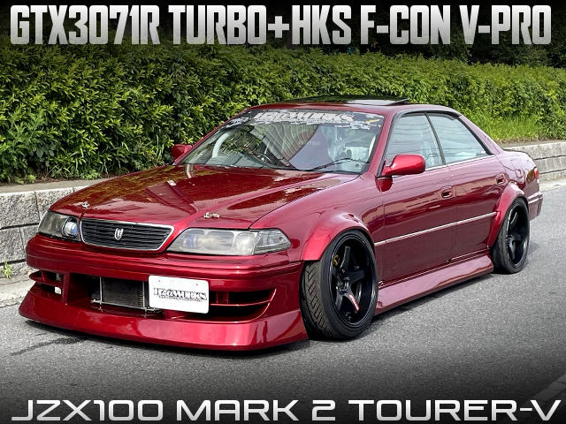 GTX3071R turbo and F-CON V-PRO ECU in the JZX100 MARK2 TOURER-V.