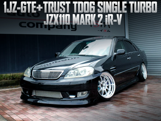 1JZ-GTE with TD06 SINGLE TURBO in the JZX110 MARK 2 iR-V.