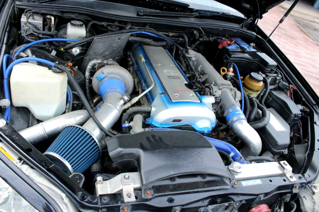 VVT-i 1JZ-GTE engine with TRUST TD06 single turbo.