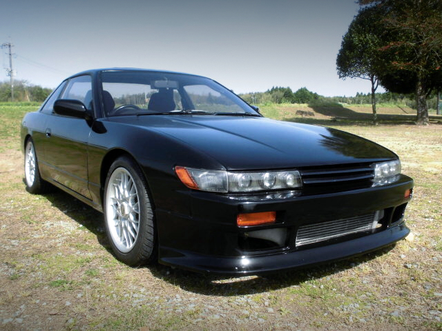 Front exterior of S13 NISSIN SILVIA Qs with RB26DETT.