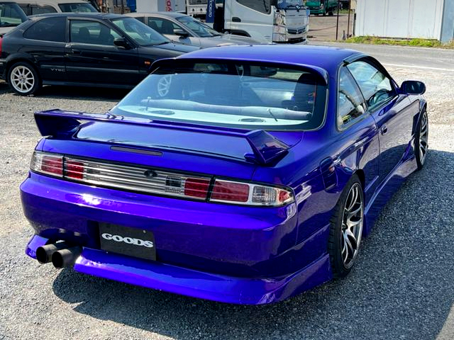 Rear exterior of S14 SILVIA Ks SUPER HICAS PACKAGE.