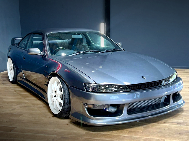 Front exterior of WIDEBODY S14 late-model SILVIA.