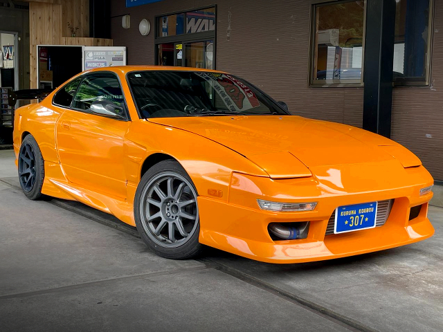 Front exterior of S15 SILVIA SPEC-R with 180SX front-end conversion.