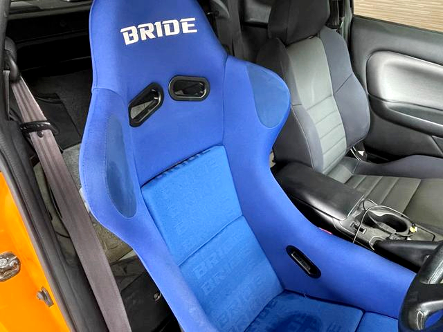 BRIDE full bucket seat of S15 SILVIA SPEC-R with 180SX front-end conversion.