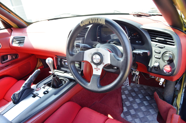 Interior dashboard of WIDEBODY S2000.