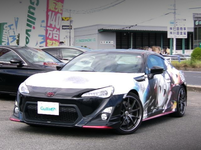 Front exterior of TOYOTA 86 GT limited with RIDDLE JOKER.