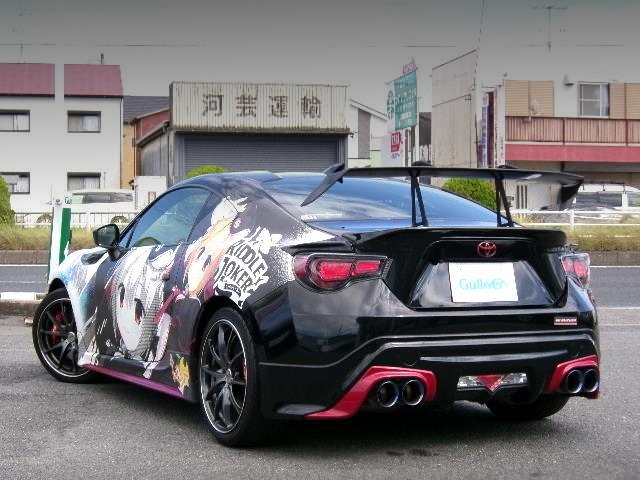 Rear exterior of TOYOTA 86 GT limited with RIDDLE JOKER.
