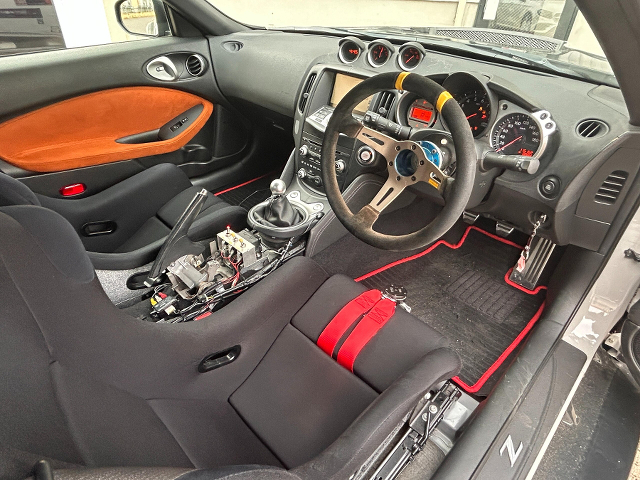 Interior of WIDEBODY Z34 FAIRLADY Z VERSION ST.