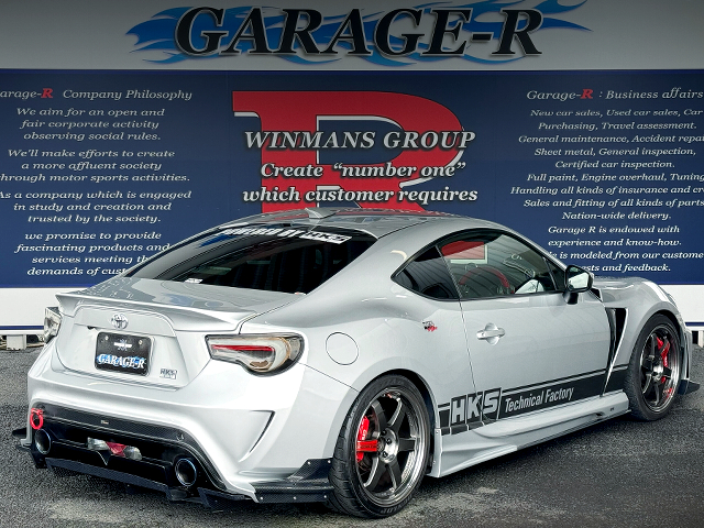 Rear exterior of ZN6 TOYOTA 86GT.