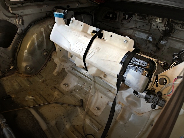 STI Water spray kit installed 180SX.