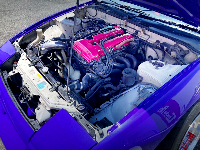 SR20DE engine of STATIC NISSAN 180SX.