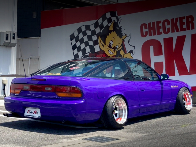 Rear exterior of STATIC NISSAN 180SX.