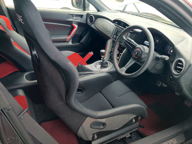 Interior of ZC6 BRZ S with T620Z turbo.