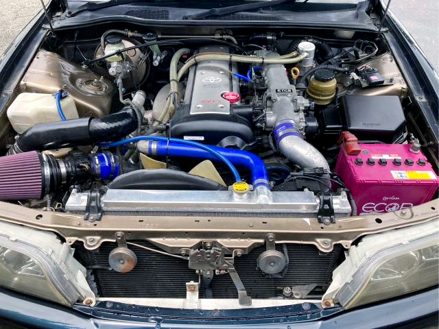 1JZ-GTE with Aftermarket turbo.