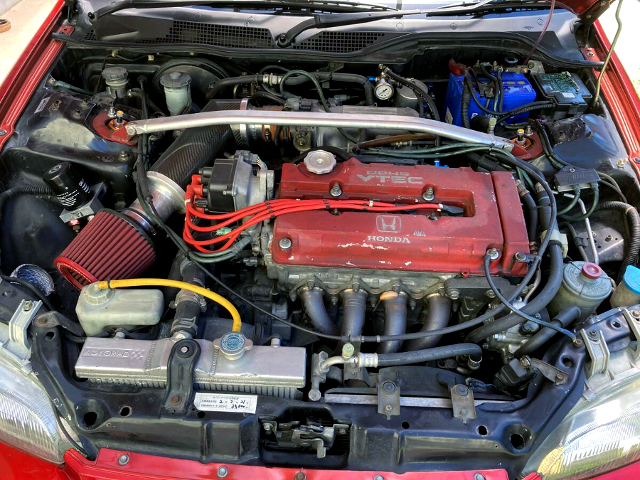 B18C 1800cc VTEC engine.