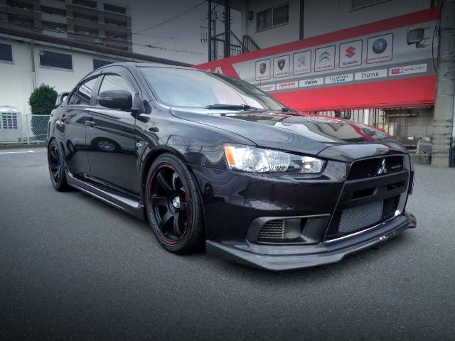 Front exterior of LANCER EVOLUTION X GSR FINAL EDITION MONSTER 365SPEC.