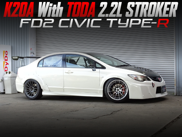 K20A with 2.2L stoker in the FD2 CIVIC TYPE-R.