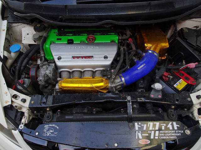 K20A i-VTEC engine with 2.2L stoker.