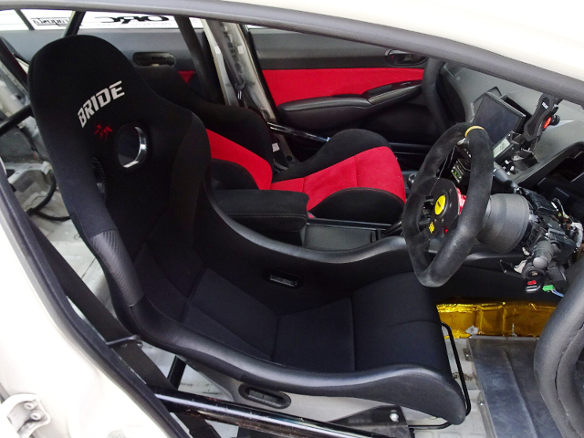 Interior seats of FD2 CIVIC TYPE-R.