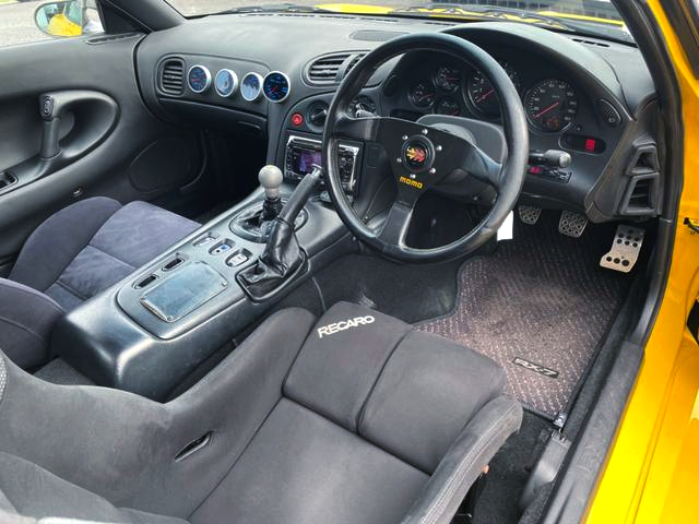 Interior of FD3S RX-7 TYPE-RS with Initial D Keisuke Takahashi's RX-7 style.