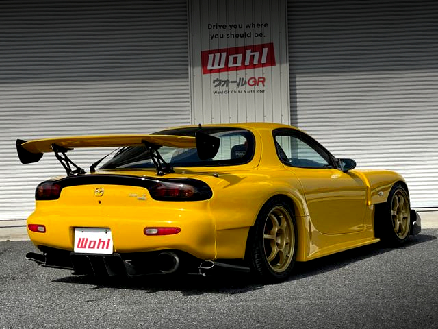 Rear exterior of FD3S RX-7 TYPE-RS with Initial D Keisuke Takahashi's RX-7 style.