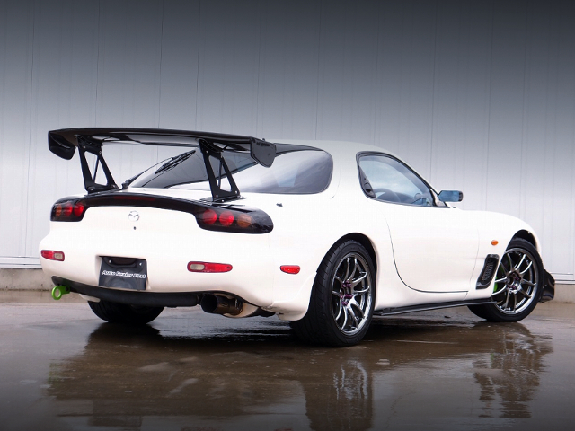 Rear exterior of FD3S RX-7 TYPE-RS.