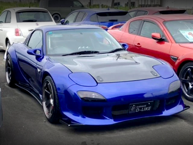 Front exterior of WIDEBODY FD3S RX-7 TYPE-RS.