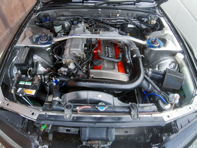 RB25DET turbo engine.