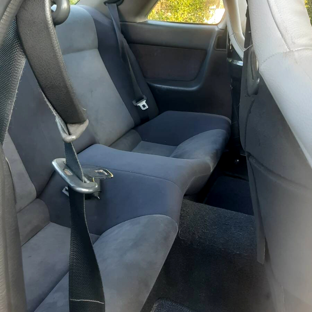 Back seat of HCR32 SKYLINE 2-DOOR GTS-T TYPE-M.