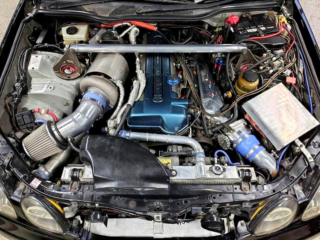 2JZ 3.1L stroker and T88-33D SINGLE TURBO.