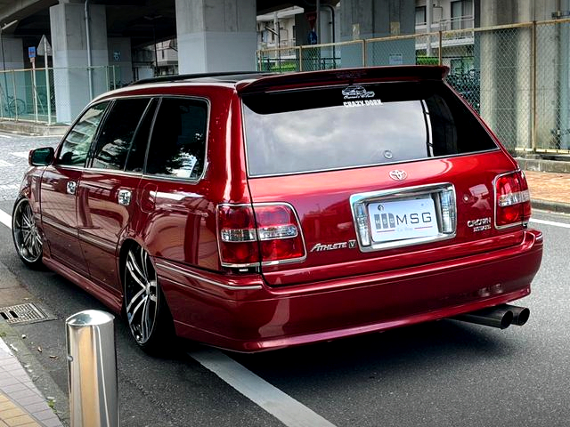 Rear exterior of JZS171W CROWN ESTATE ATHLETE-V.