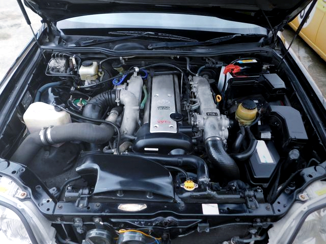 VVT-i 1JZ-GTE 2500cc turbo engine.