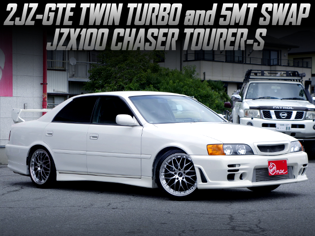 2JZ-GTE twin turbo and 5MT swapped JZX100 CHASER TOURER-S.