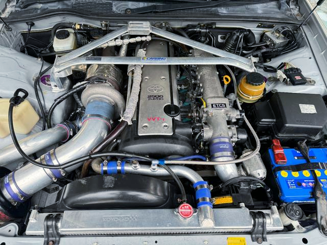 1JZ-GTE with HKS GT turbocharger.