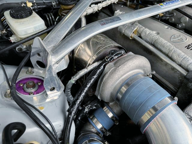 HKS gt turbocharger on 1JZ-GTE.