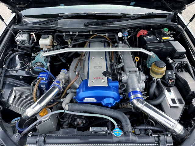 VVT-i 1JZ-GTE turbo engine.