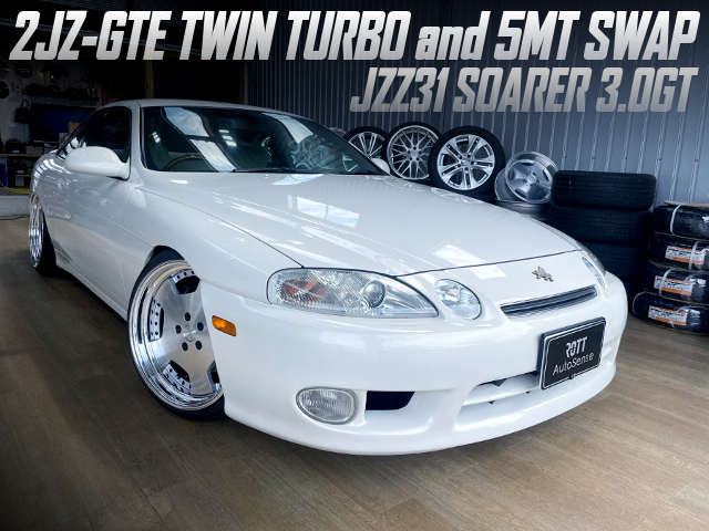 2JZ-GTE TWIN TURBO and 5MT swapped JZZ31 SOARER 3.0 GT.