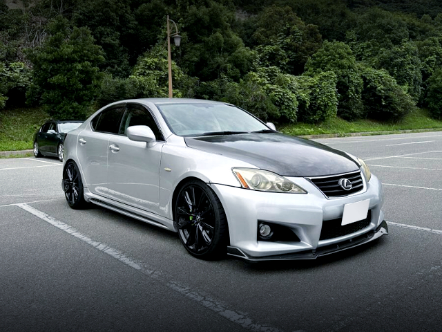 Front exterior of GSE21 LEXUS IS350 VERSION L with SARD 6MT CONVERSION KIT.