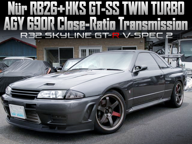 Nur RB26 with HKS GT-SS turbos in R32 GT-R V-SPEC 2.