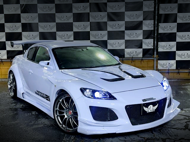 Front exterior of WIDEBODY RX-8 TYPE-S.