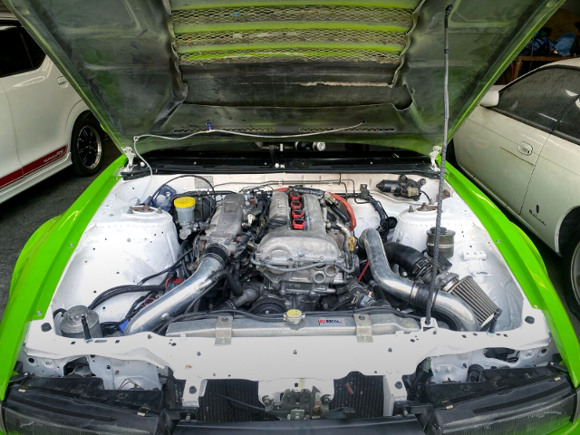 S15 SR20 turbo in S13 SILVIA engine room.