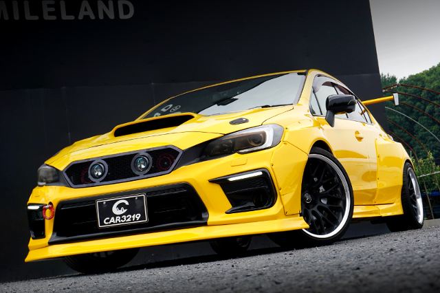 Front exterior of S207 NBR CHALLENGE PACKAGE YELLOW EDITION with PANDEM WIDEBODY.