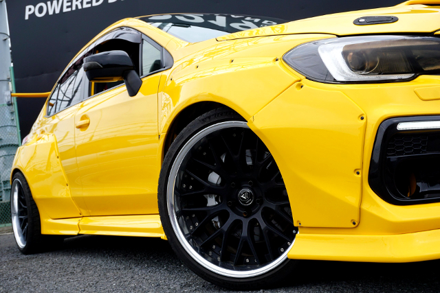 Front side exterior of S207 NBR CHALLENGE PACKAGE YELLOW EDITION with PANDEM WIDEBODY.