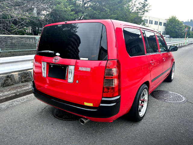 Rear exterior of Toyota Succeed Wagon More.