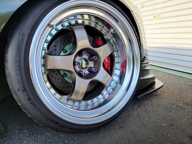 WORK MEISTER S1 rim and Brembo caliper.