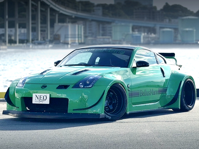 Front exterior of Bellus Mare WIDEBODY Z33 FAIRLADY Z.