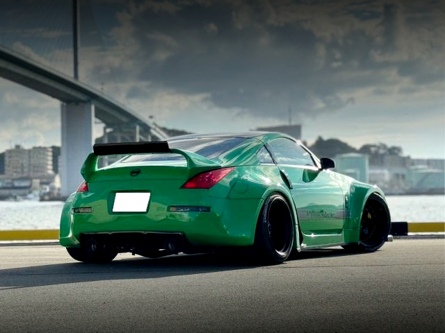 Rear exterior of Bellus Mare WIDEBODY Z33 FAIRLADY Z.