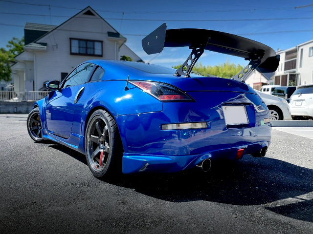 Rear exterior of Z33 FAIRLADY Z VERSION S with Z34 FRONT END CONVERSION.